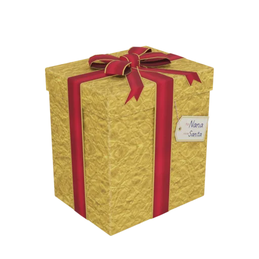 Golden present