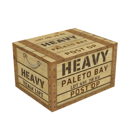 Wooden crate